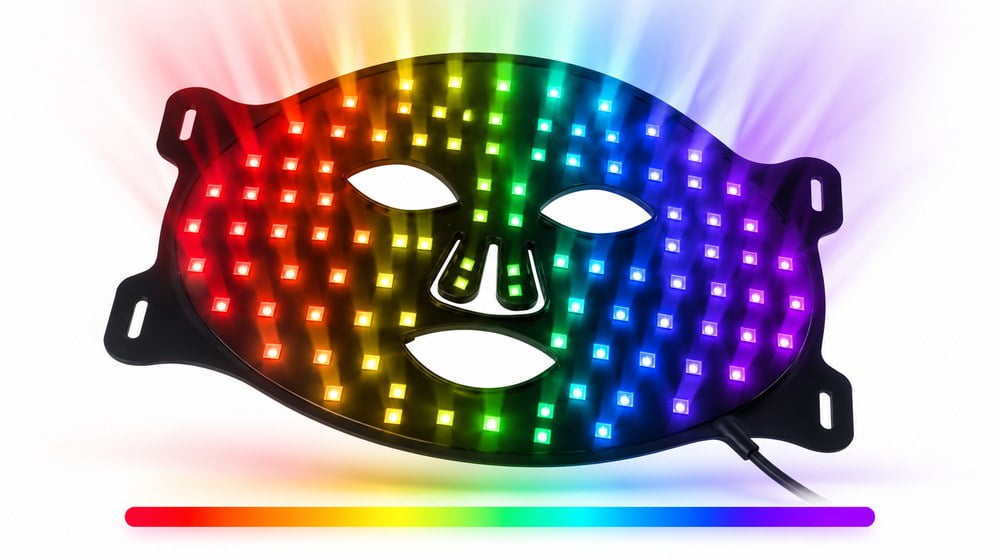 Multi-spectrum LED wavelength diagram
